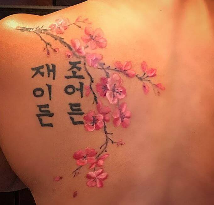 Chinese Cherry Blossom Tattoos