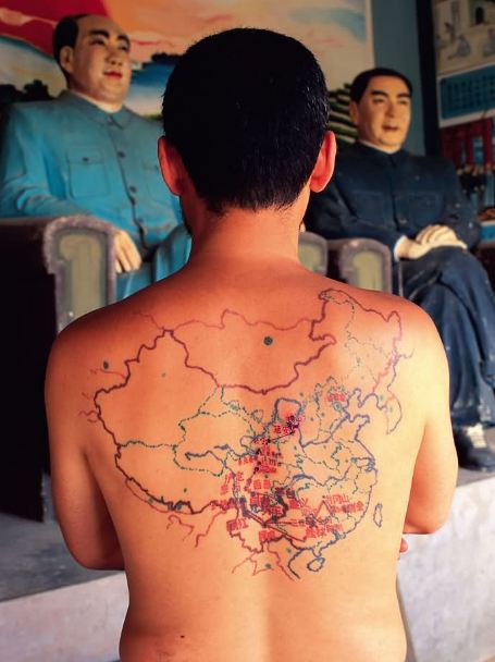 Chinese Map Tattoos
