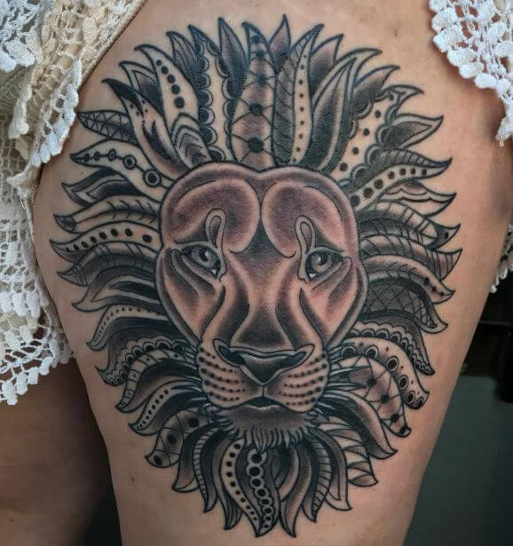 Cool Lion Tattoos