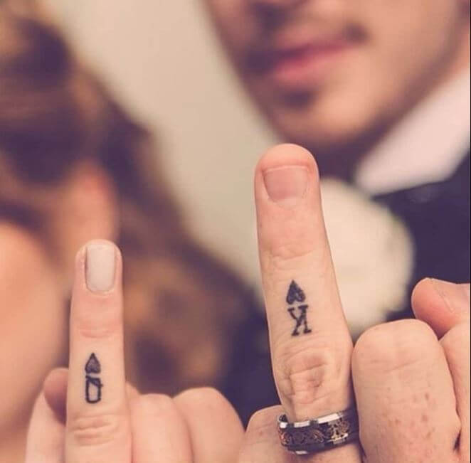 Couple Finger Tattoos