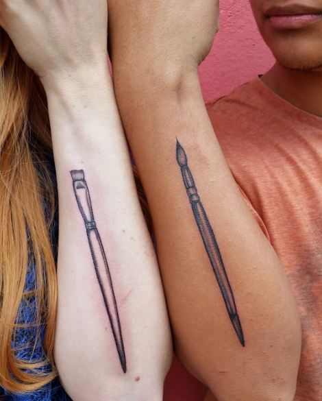 Couple Matching Tattoos Ideas