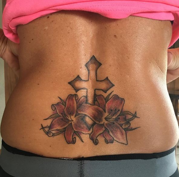Cross Lower Back Tattoos