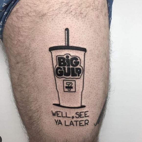 Cup Leg Tattoos