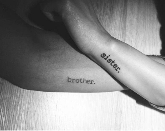 Cute Brother Sister Tattoos (3)
