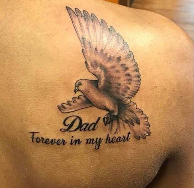 Dad Memorial Tattoos For Daughters