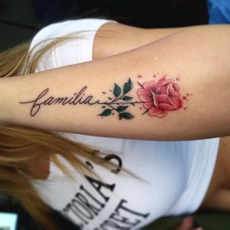 roses tattoos with names