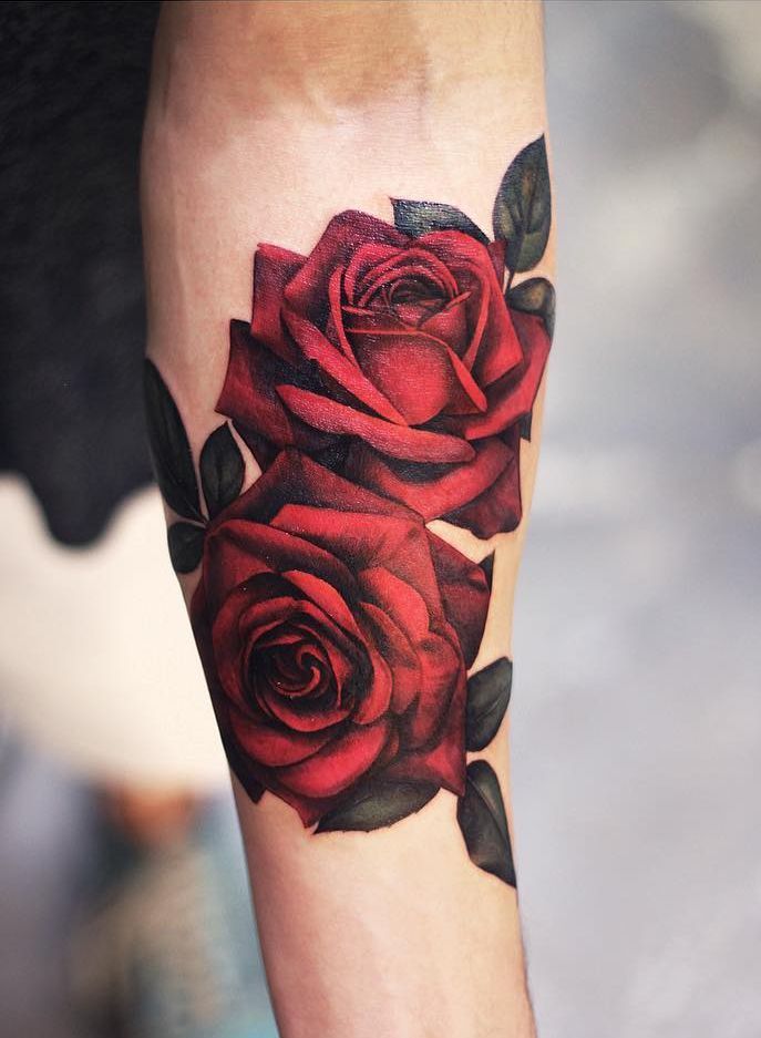 200+ Meaningful Rose Tattoos Designs For Women And Men (2023) Hearts