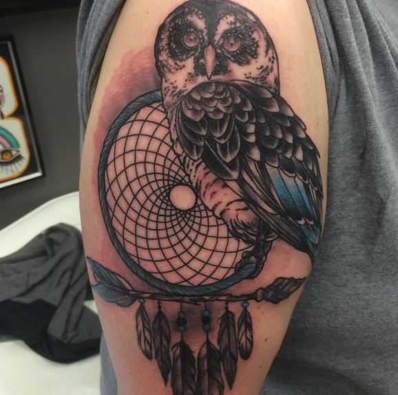 Dreamcatcher Owl Tattoos