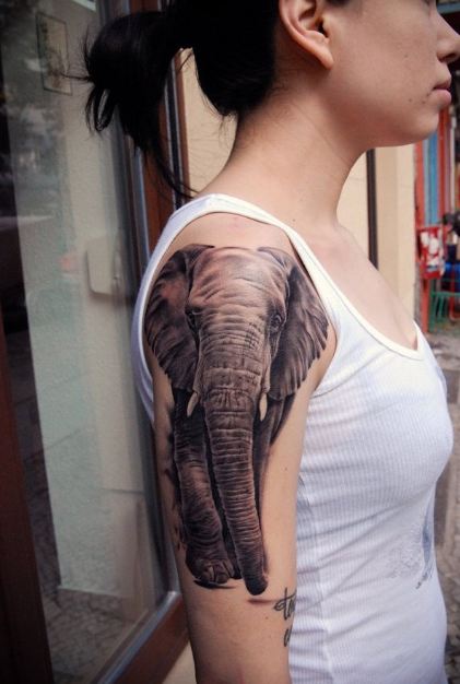 Elephant Sleeve Tattoos