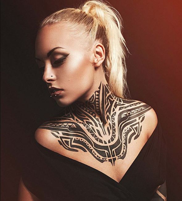 Female Neck Tattoos Quotes