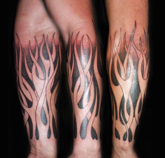 Flame Tattoos Sleeve