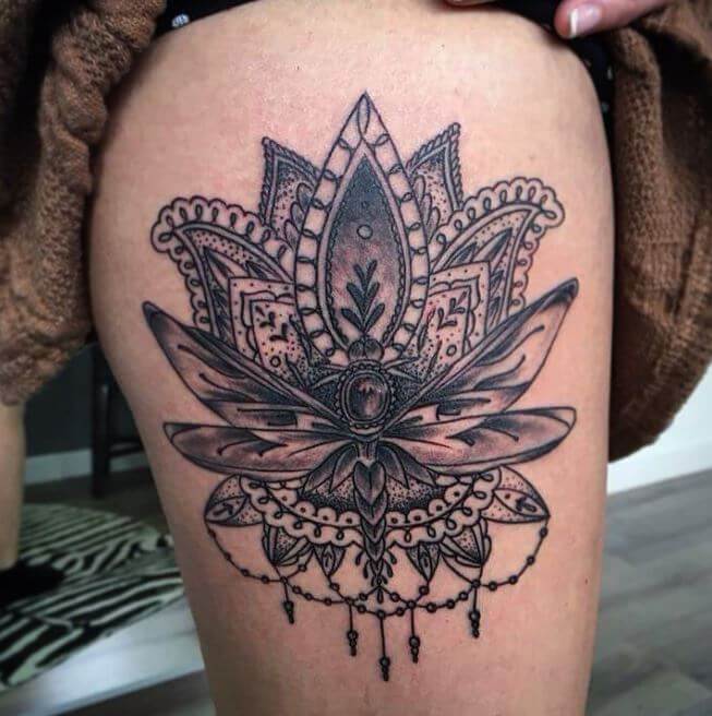 130+ Lotus Mandala Tattoos Designs For Men (2023) With Meanings