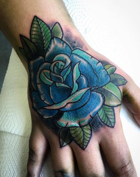Flower Hand Tattoos
