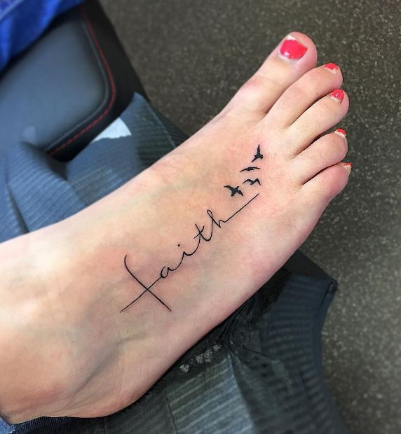 tattoos designs for women on the foot