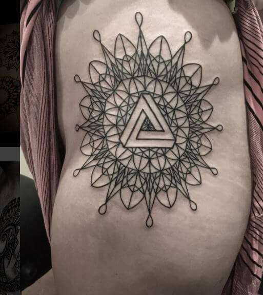Share 93+ about geometric mandala tattoo super hot .vn