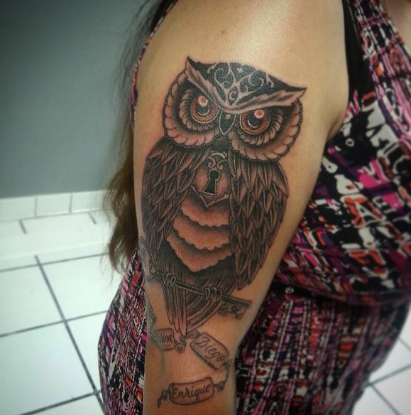 Girl Owl Tattoos