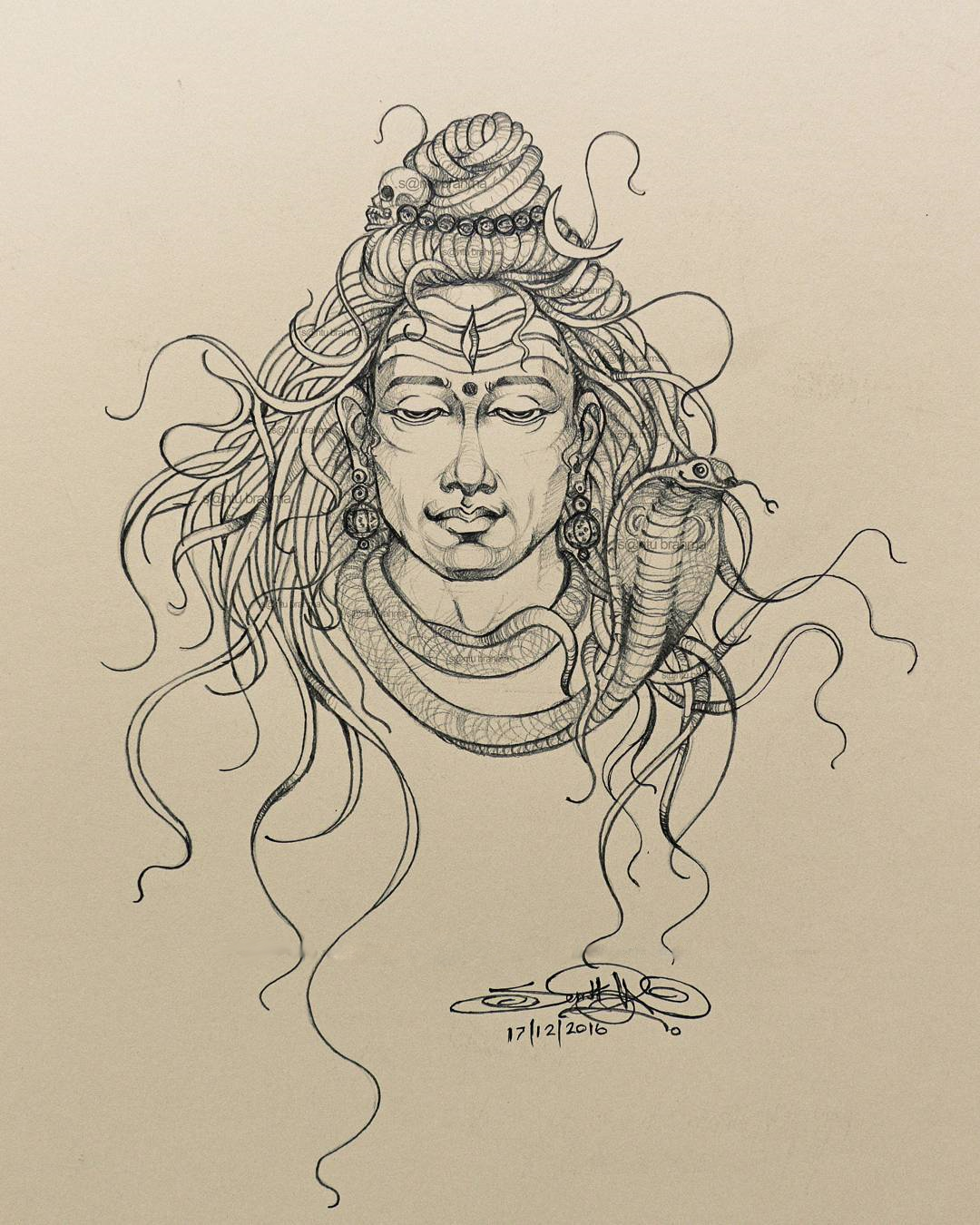 God Shiva Tattoo Design (1)