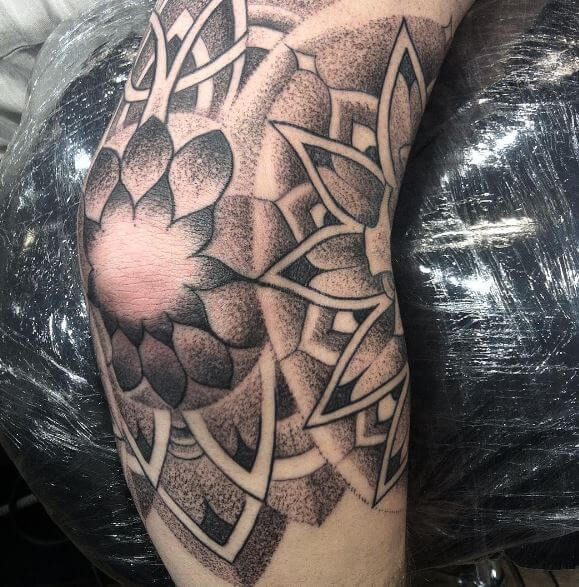 Half Mandala Tattoo