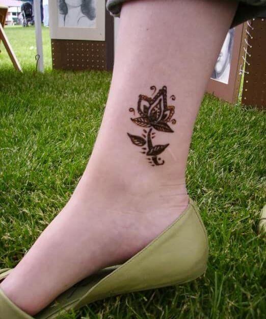Henna Ankle Tattoos