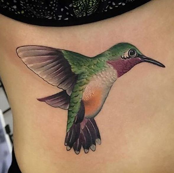 Hummingbird Foot Tattoos