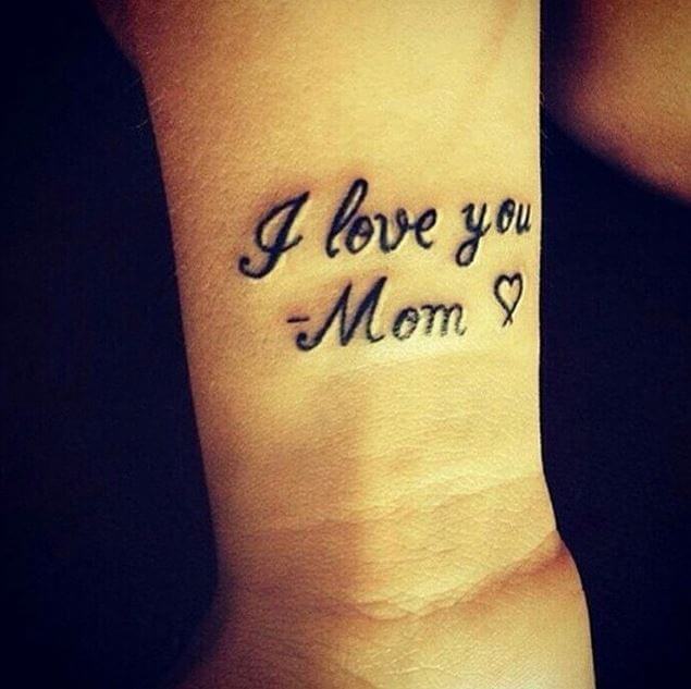 I Love Mom Tattoos