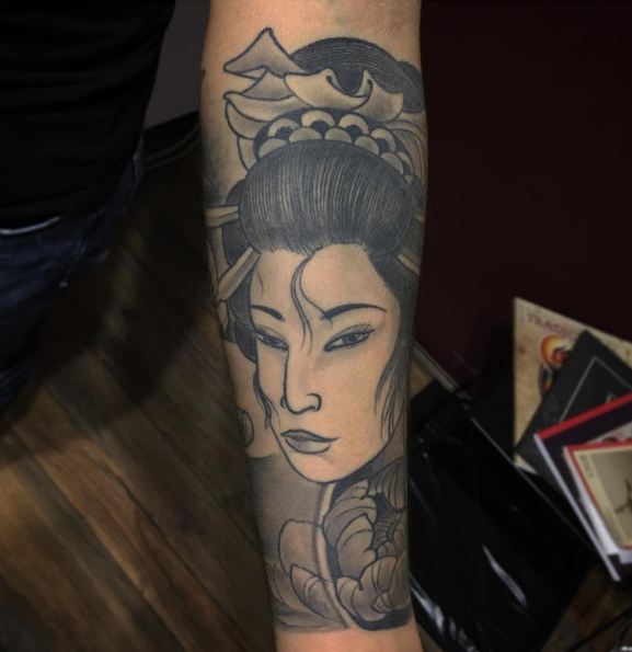 Japanese Geisha Art Tattoos