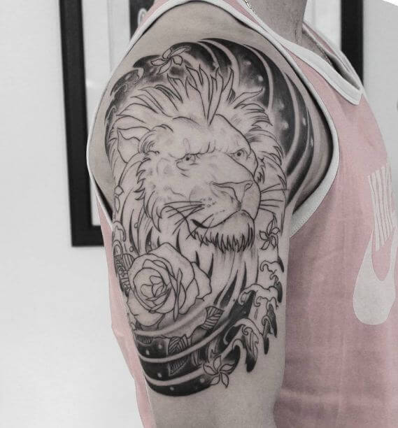 Japanese Lion Tattoos