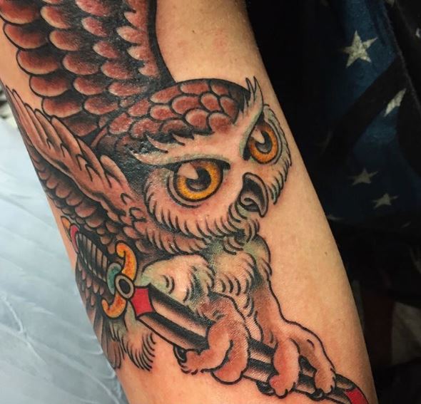 Japanese Owl Tattoos