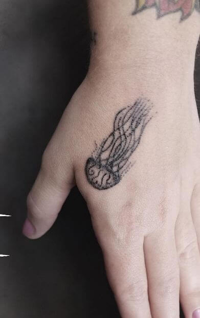 Jellyfish Tattoos On Hand