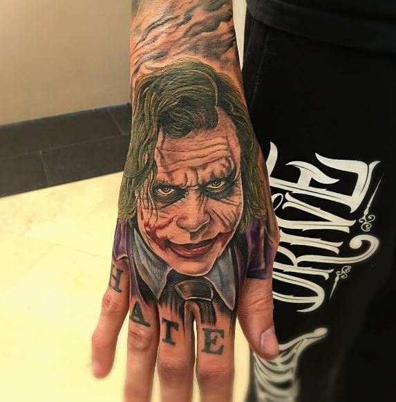 Joker Smile  White Touch  ArtWear Tattoo