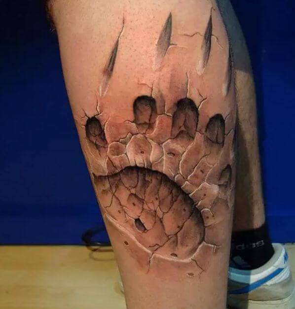 Lion Claws Tattoos