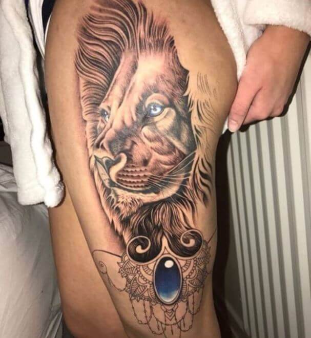 Lion Mandala Tattoo