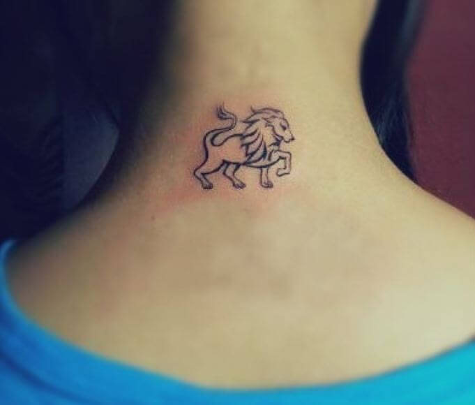 Lion Outline Tattoos