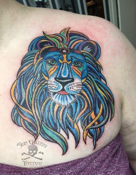 Lions Tattoos For Women