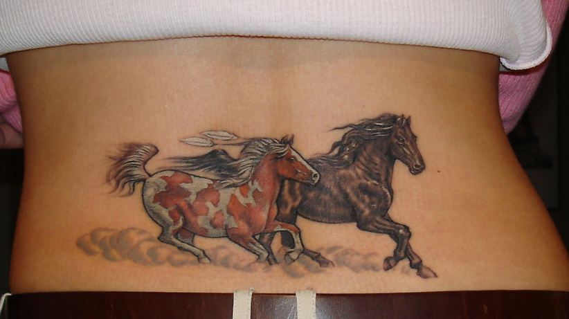 3d tattoos for women on lower back