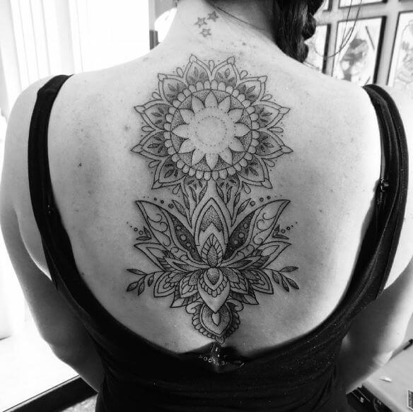 Mandala Back Tattoo