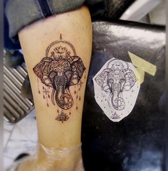 Mandala Elephant Tattoos