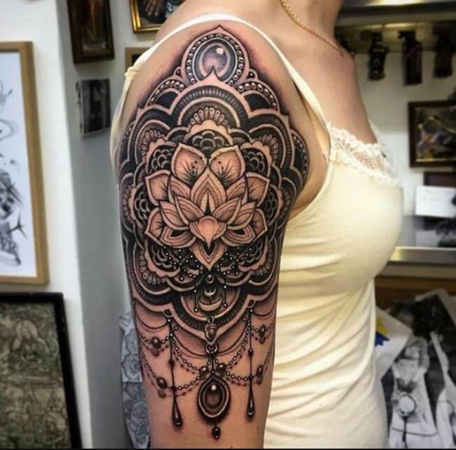 Mandala Half Sleeve Tattoo