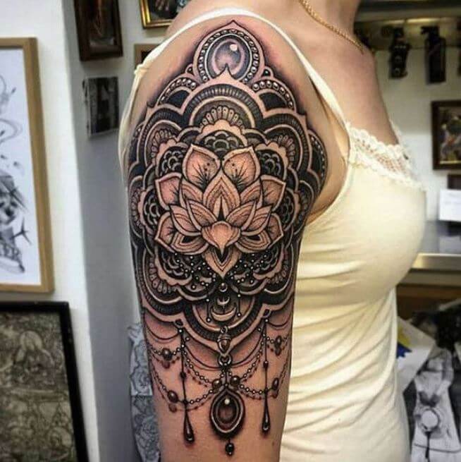 Mandala Half Sleeve Tattoos