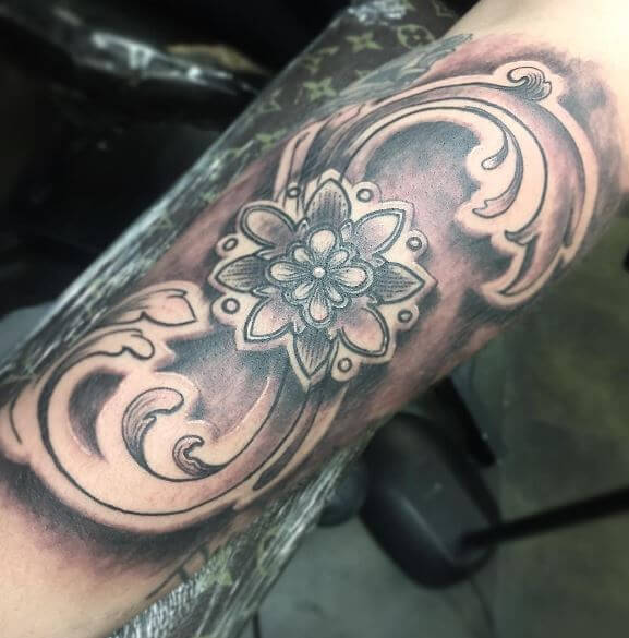 Mandala Tattoo Forearm