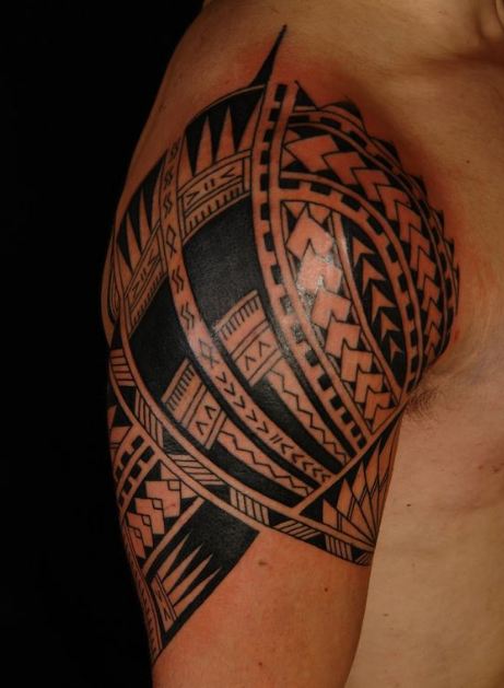 Maori Quarter Sleeve Tattoos