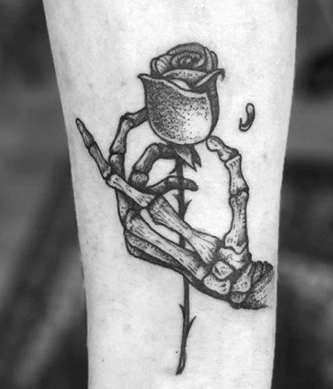 Masculine Rose Tattoos
