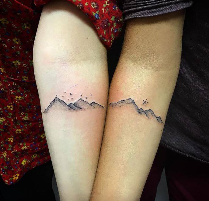 Matching Brother And Sister Tattoos