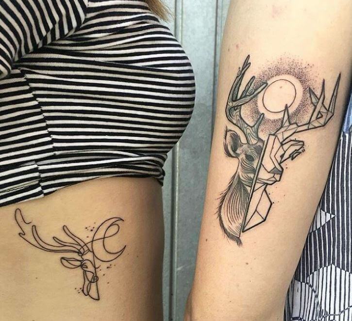 Matching Brother Sister Tattoos