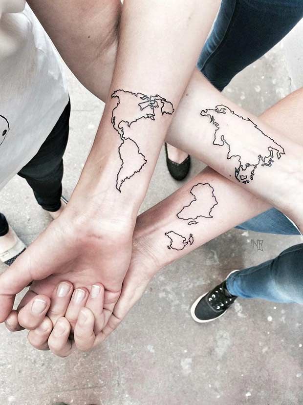 Matching Tattoos For Brothers And Sisters (9)