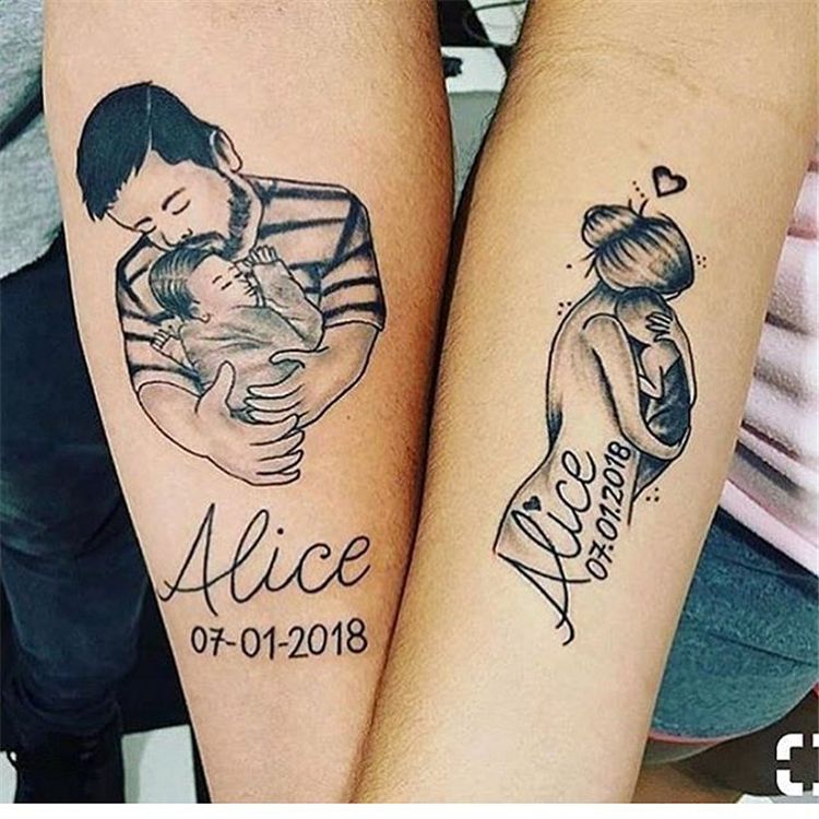 Share 94+ about unique mom and baby tattoo designs super hot - in.daotaonec