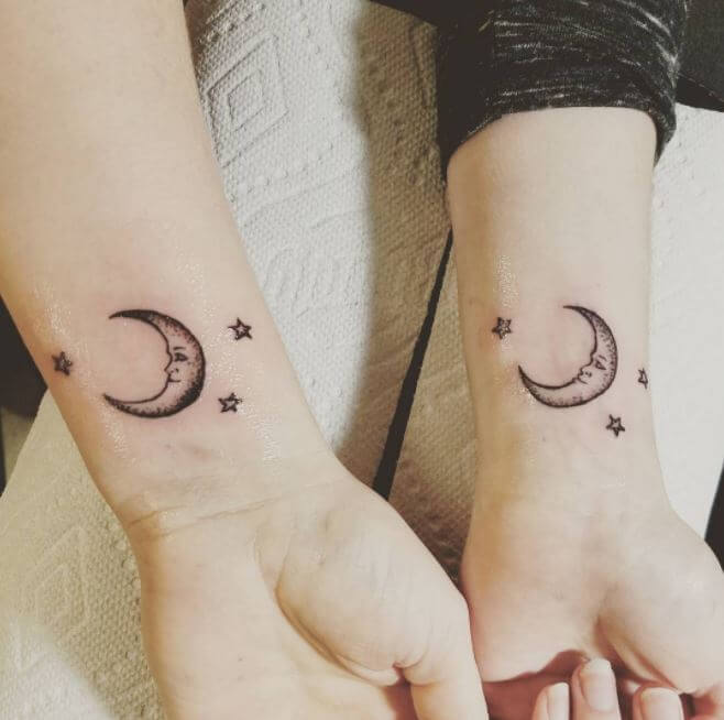 Mother And Daughter Matching Tattoo