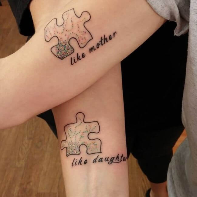 Mother Daughter Tattoos Small