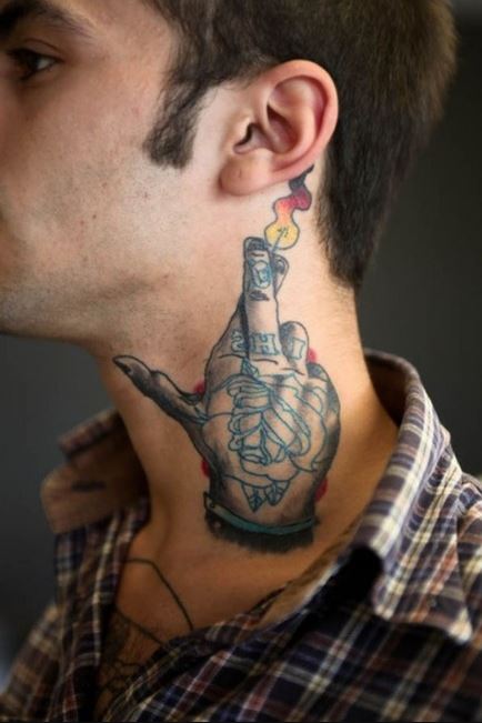 Neck Tattoo Cover Up Ideas