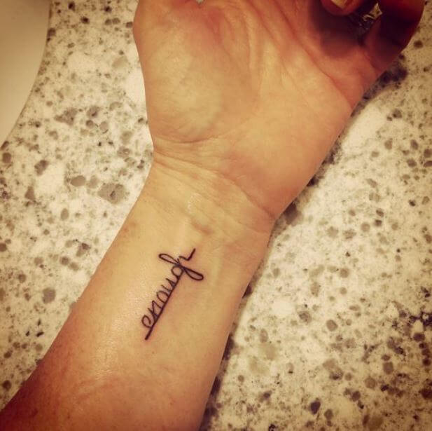 One Word Tattoos For Girls Wrist